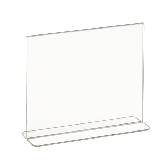 Acrylic Bottom Load Sign Holders for Counter Tops