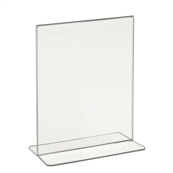 Acrylic Bottom Load Sign Holders for Countertop
