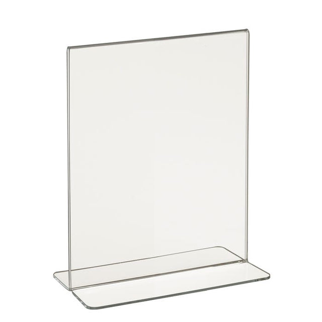 Acrylic Bottom Load Sign Holders for Counter Tops