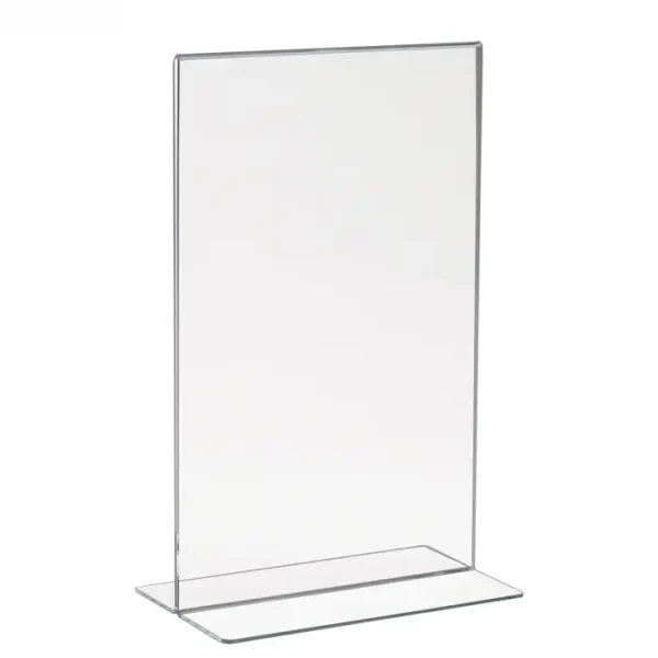 Acrylic Bottom Load Sign Holders for Countertop