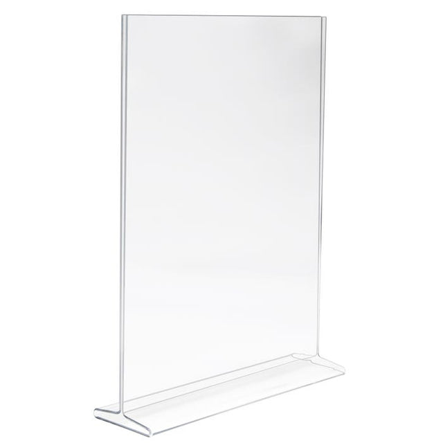 Acrylic Top Load Sign Holders for Counter Tops