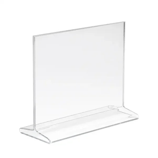 Acrylic Top Load Sign Holder For Countertop
