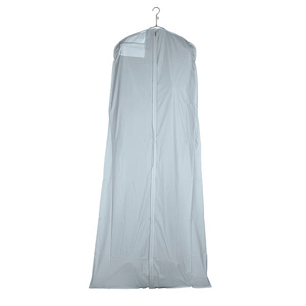 Bridal Gown Covers - 3-GAUGE Vinyl With Taffeta Finish With Hanging Document Pocket