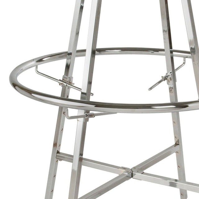 Set of 4 Adjustable Clamps for Double Hanging Round Racks