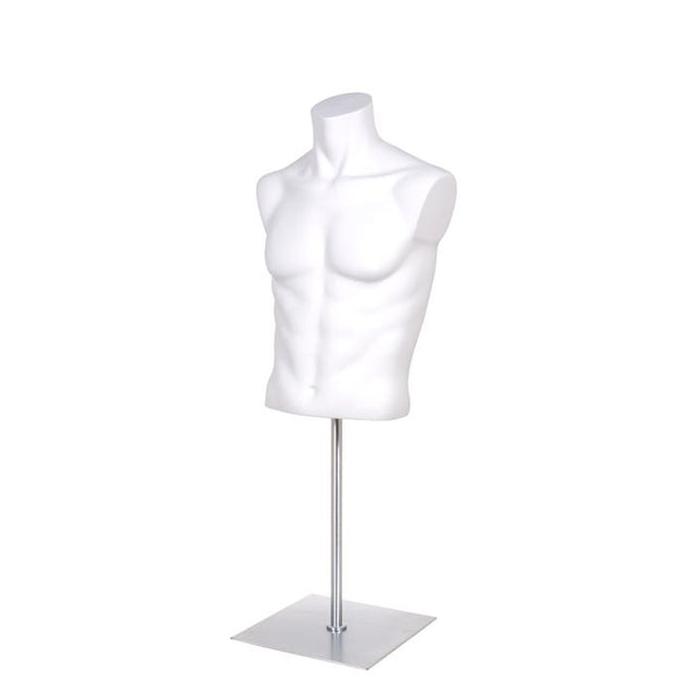 Male Torso Form With Base
