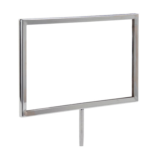 11"W X 7"H Sign Holder W/ Welded 3" Swedge Stem