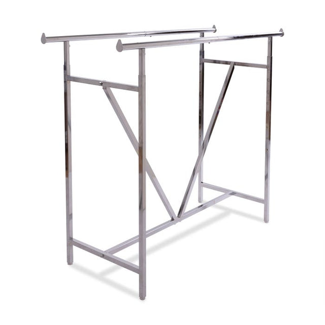 Heavy Duty Double Bar Rack W/ V-brace
