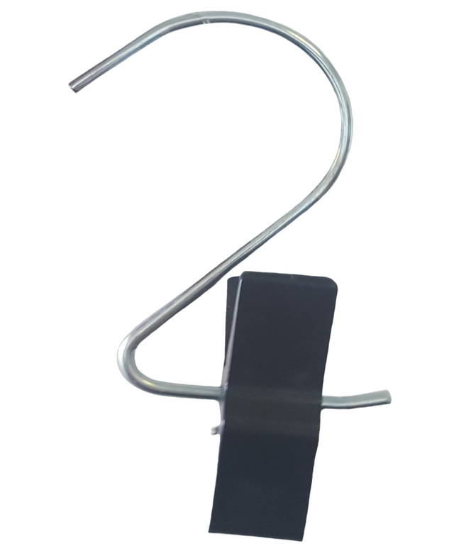 SDBSC/ CROCHET EN S 3" AVEC PINCE 2"