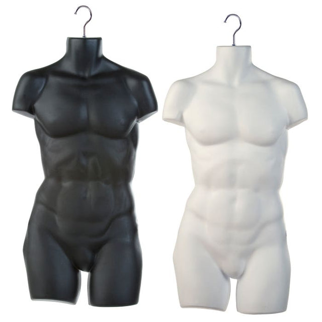 Men's Torso Forms - Injection Molded Styrene