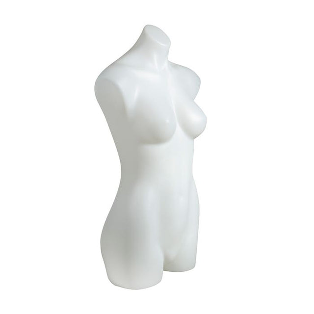 Unbreakable - Female 3/4 TORSO, No Arms With A 7/8" Flange for Base