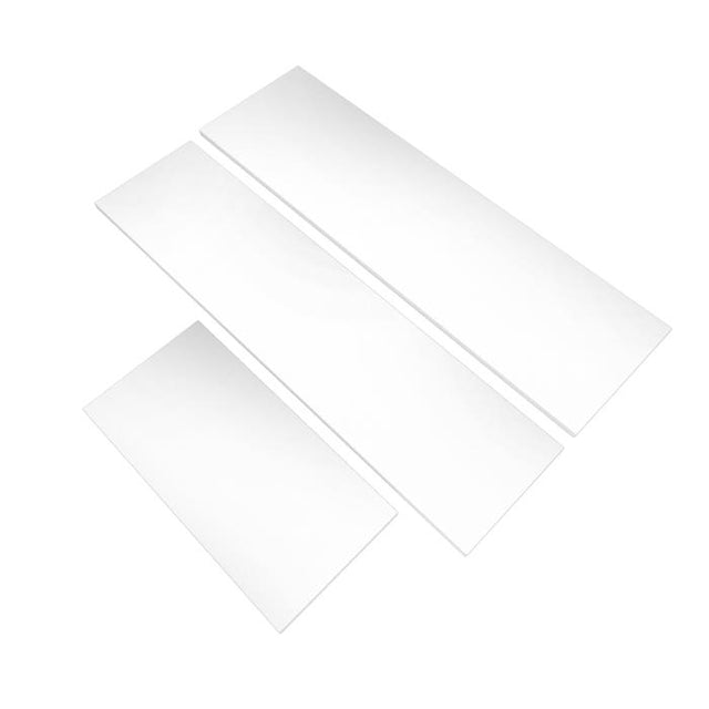 Wooden Shelf With White Melamine Finish