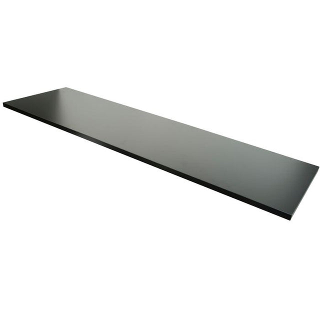 Wooden Shelf With Black Melamine Finish