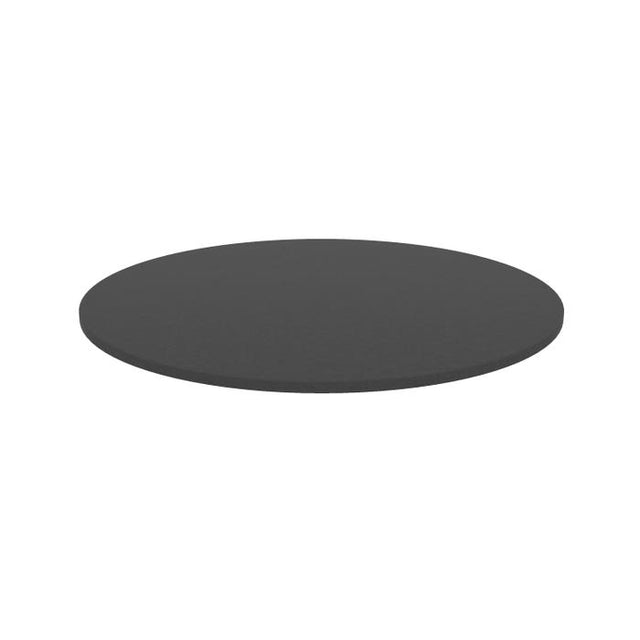 Top Shelf for Round Garment Rack - 30" DIA. - Black Melamine