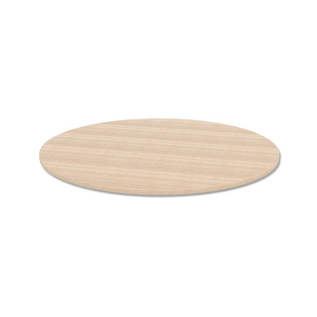 Top Shelf for Round Garment Rack - 30" DIA. - Raw Oak Woodgrained