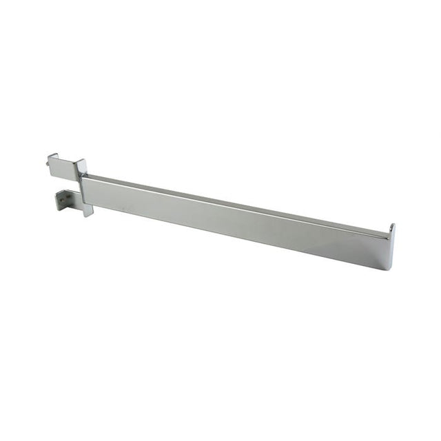 16" Twist-on Rectangular Tubing Straight Arm for Rectangular Tubing Rack - Chrome