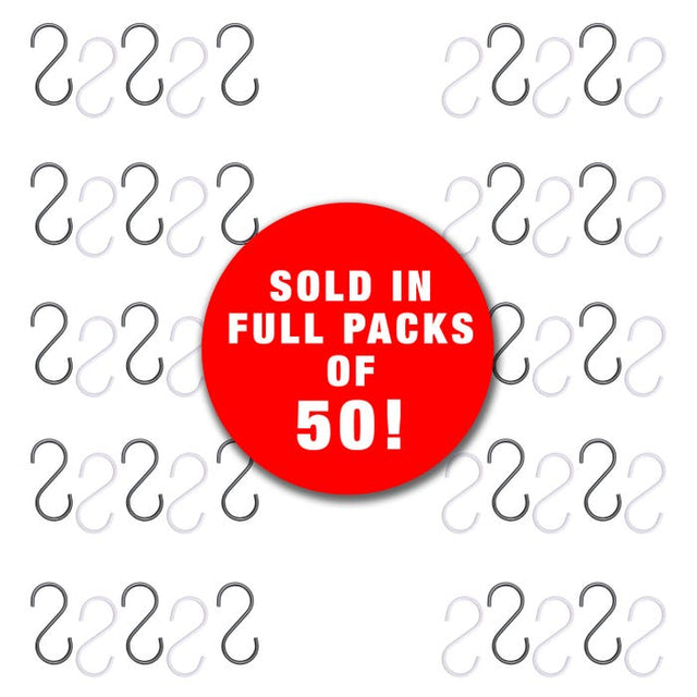Pipeline S-hooks - Pack of 50