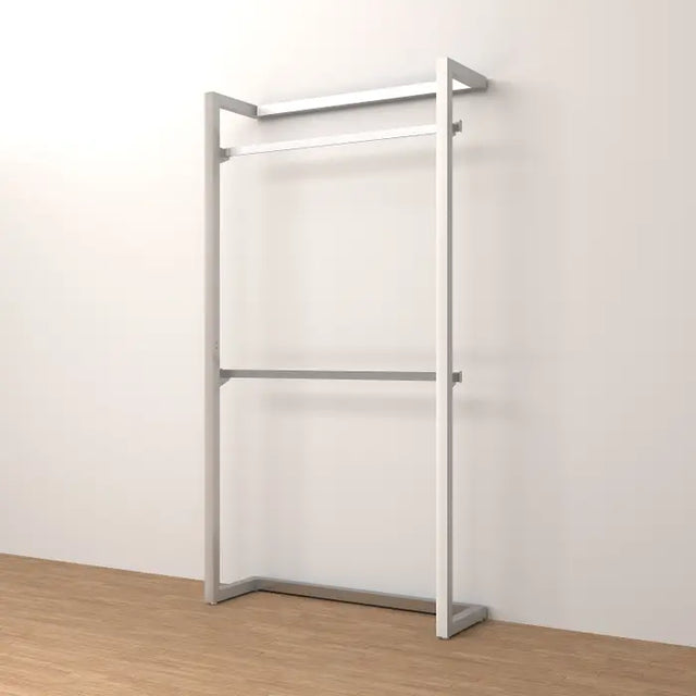 Alta Wall Unit With Two Hangrails Retail Display Kit 2