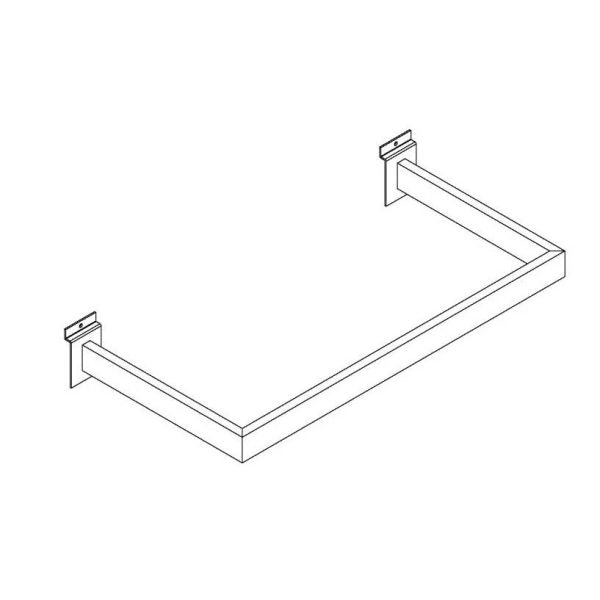 U Bar / Slatwall Sq Tubing
