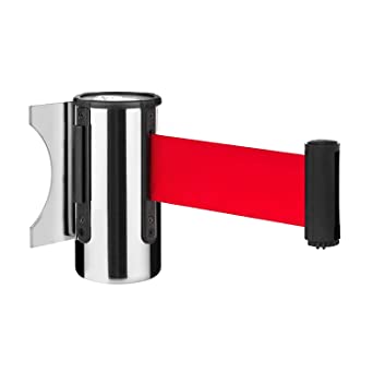 Wall Stanchions/Crowd Control - Retractable 10Ft Belt