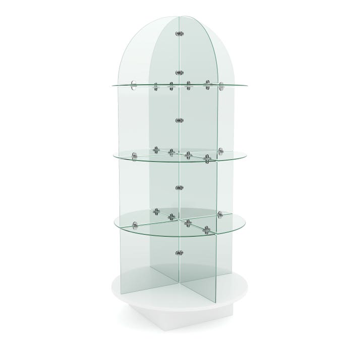 Round Glass Merchandiser