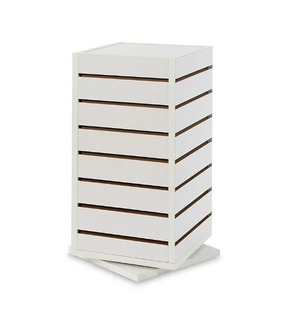 Revolving Slatwall Countertop Merchandizer