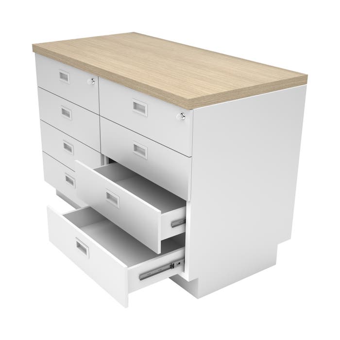 DELUXE CASH WRAP RETAIL COUNTER Drawer Unit - 48" WIDE
