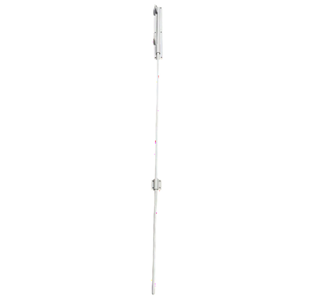 Folding Security Gate Long Shoot Bolt | Black or White