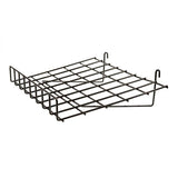SDGWS91 / Étagère inclinée 15" x 24" avec rebord avant pour cloison grillagée