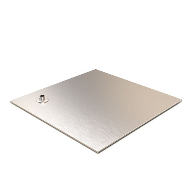 16'' Square Base in Satin Chrome Finish