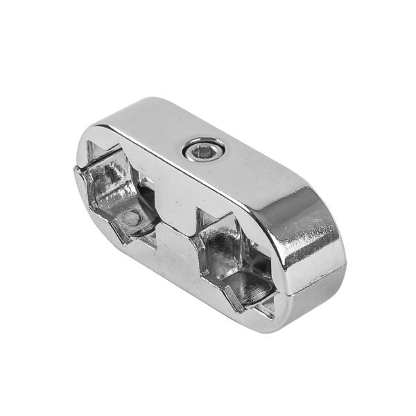 Raccord de tube carré – Chrome