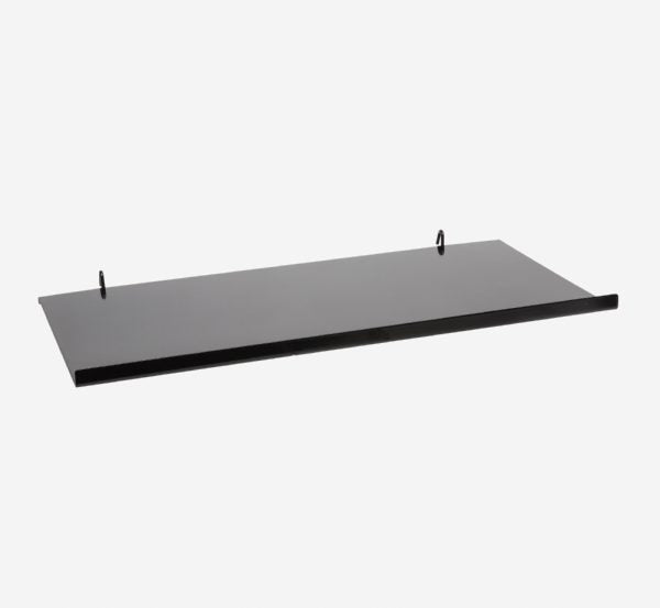 Straight 24" x 12" sheet metal shelf