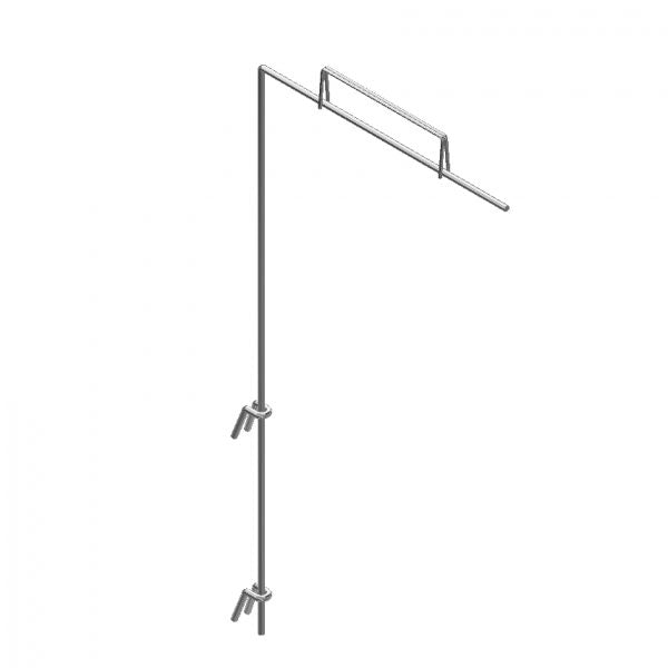 PORTE-AFFICHES 24"H POUR BENNE DE VIDANGE