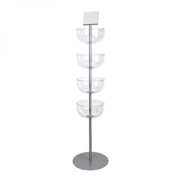 SDR-IBT-4 / 4 Tier Acrylic Bowl Display
