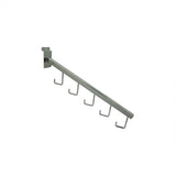 Slatwall 5-Hook Sq. Tube