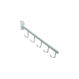 Slatwall 5-Hook Sq. Tube