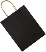 Recycled Kraft Paper Bags With Handles Black