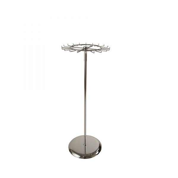 SDK58 /1Tier Revolving Belt Rack w/ Round Tubing