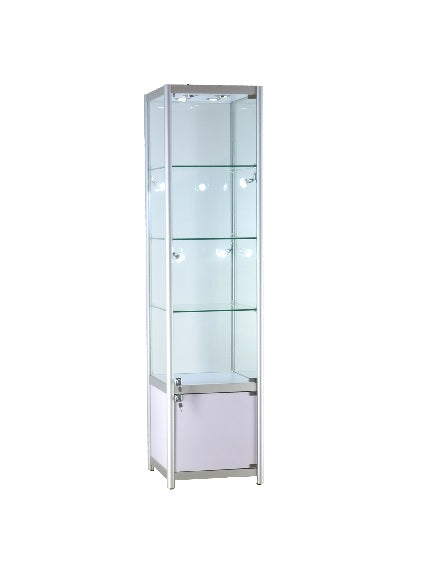 SDABWC-500 Vitrine en aluminium avec rangement