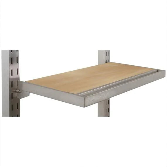 ÉTAGÈRE SDAK-HR/Barre de suspension en U avec étagère en bois pour portant à vêtements standard robuste