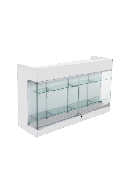 SDLGTGLS / Ledgetop Retail Counter w/Glass Front