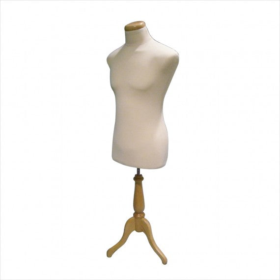 SDBFM/ Male Jersey Body Form w/Wood Base