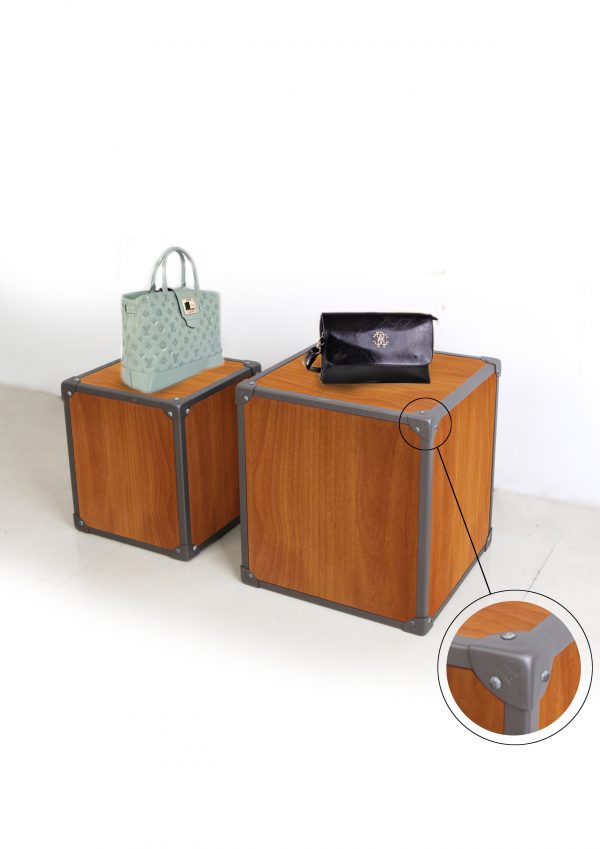 WOOD CUBE- LARGE