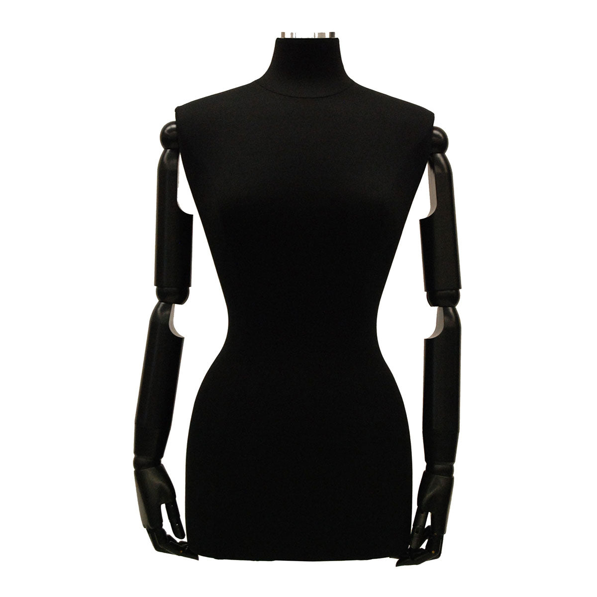 SDJF-F6/8BKARM / Mannequin de couture en mousse pour femme, tailles 6-8