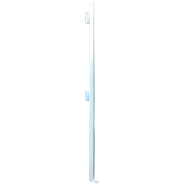 Folding security gate pole