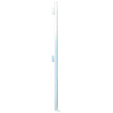 Folding security gate pole