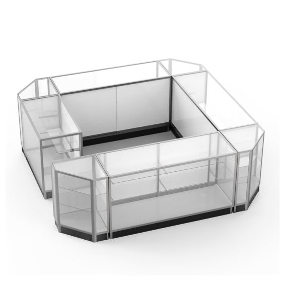 Glass Counter View Glass Retail Counter Group – Supreme Display Inc.
