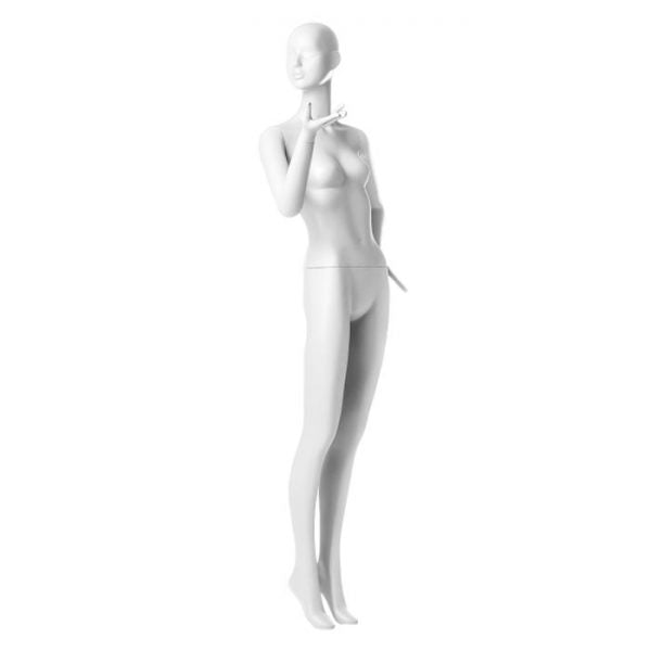 SDKATE3 / Mannequin femme blanc mat