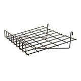 SDGWS91 / Étagère inclinée 15" x 24" avec rebord avant pour cloison grillagée