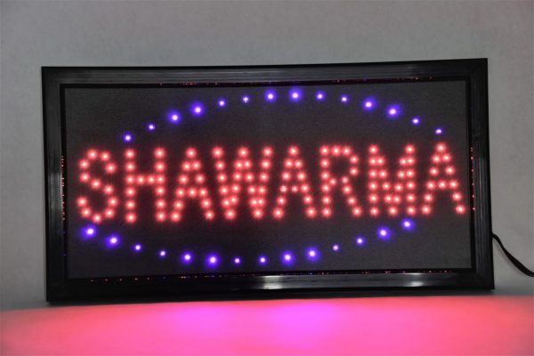 PANNEAU LED SHAWARMA