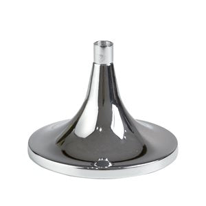 deluxe chrome display bases-trumpet bases